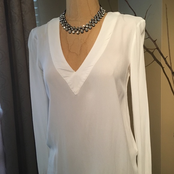 ❌SOLD❌ NWT Zara clear crystal gunmetal necklace - Picture 3 of 3